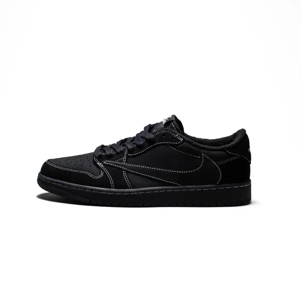 Retro Low Top Sneakers - Black Phantom
